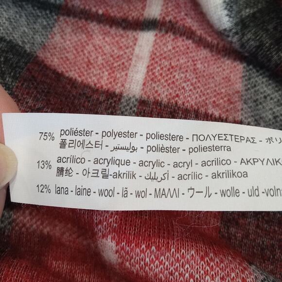 Zara Shacket Jacket Mens Womens Oversized Small Plaid Wool Blend Overshirt Cozy - Picture 12 of 14